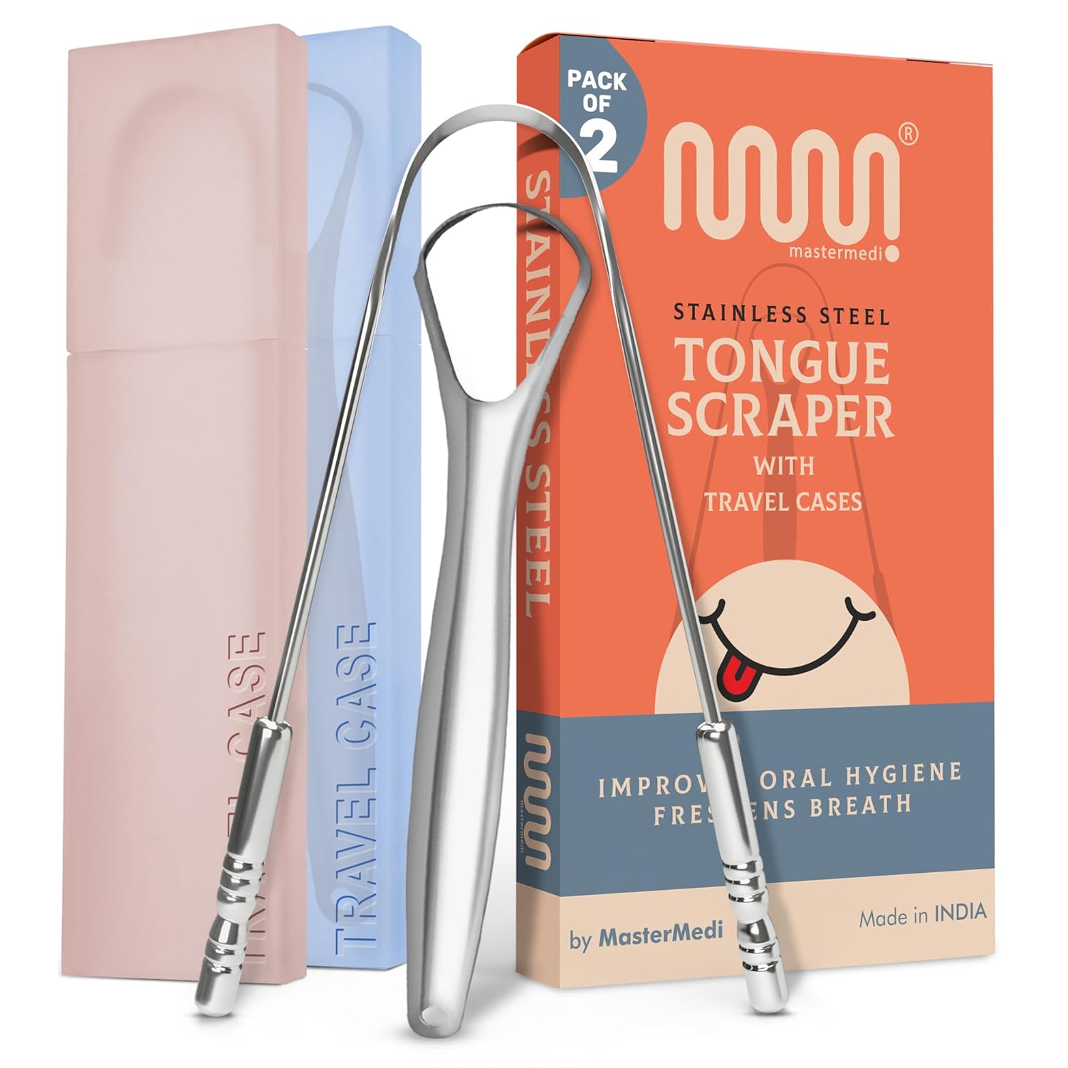 BasicConcepts Tongue Scraper (2-Pack)
