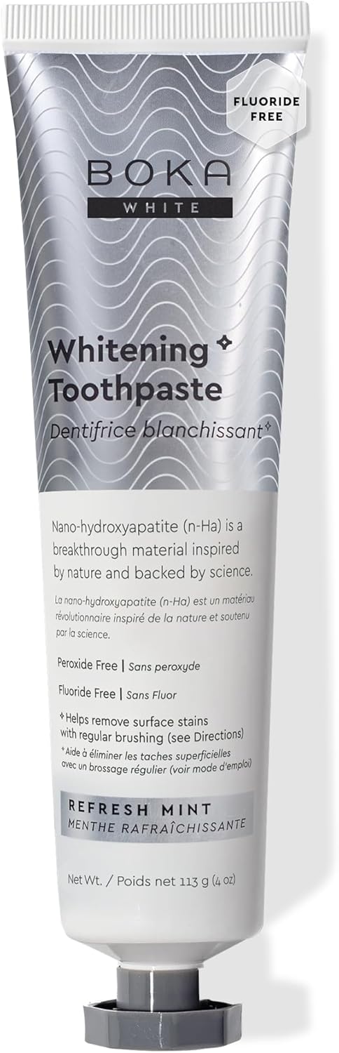 Boka Whitening Toothpaste, Refresh Mint