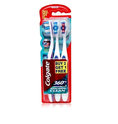 Colgate 360 Whole Mouth Clean (Soft, 3-Pack)