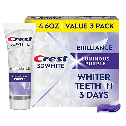 Crest 3D White Brilliance Luminous Purple Toothpaste (3-pack)