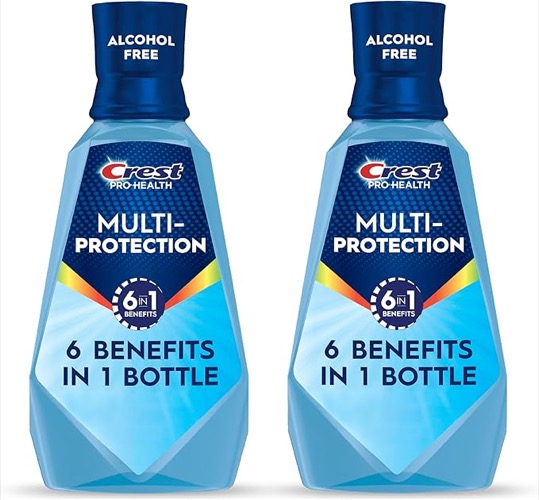Crest Pro-Health Multi-Protection Mouthwash (CPC, Alcohol-Free)