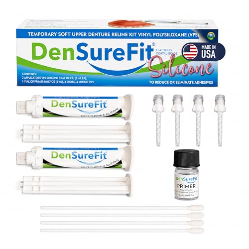 DenSureFit Soft Silicone Denture Reline Kit (Upper)