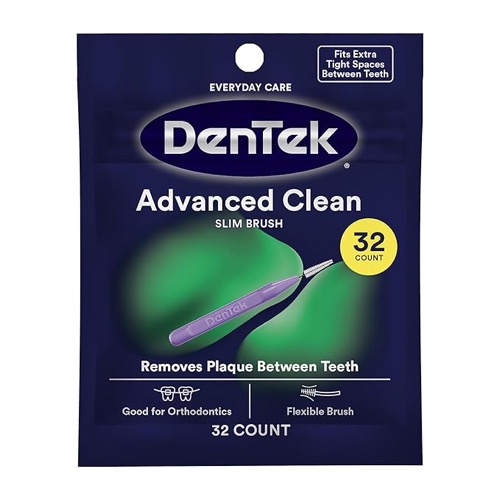 DenTek Slim Brush Advanced Clean (32 Count)