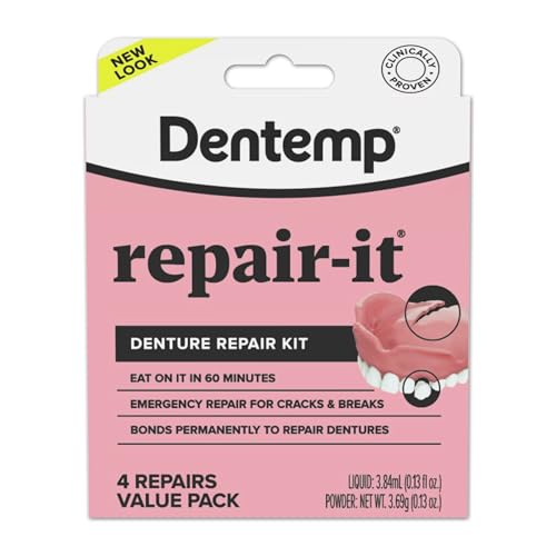 Dentemp Repair-It Advanced Formula Denture Repair Kit (4 repairs)