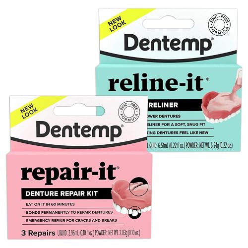 Dentemp Repair-It & Reline-It Denture Kit (Multi-Pack)