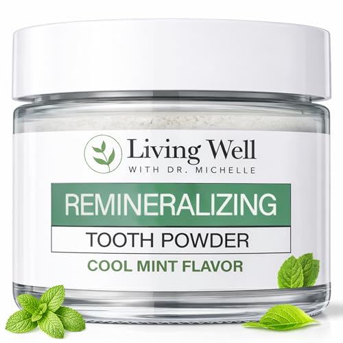 Living Well with Dr. Michelle Remineralizing Tooth Powder (Cool Mint)