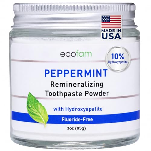 EcoFam Remineralizing Tooth Powder (Peppermint)