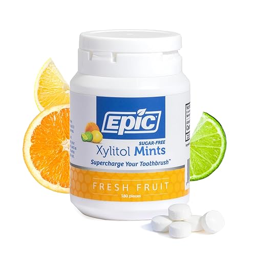 Epic 100% Xylitol Fresh Fruit Mints (180 Pieces)