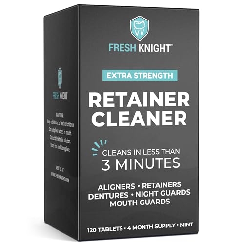 Fresh Knight Retainer Cleaner Tablets (120-Count)