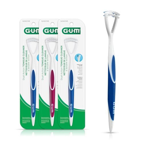 GUM Dual-Action Tongue Cleaner