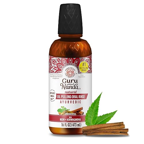 GuruNanda Cinnamon Oil Pulling Mouthwash