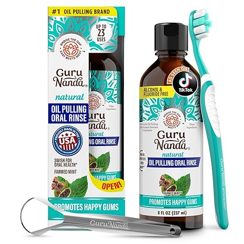 GuruNanda CocoMint Oil Pulling Mouthwash