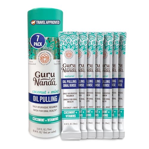 GuruNanda Travel Sachets Coconut Oil Pulling