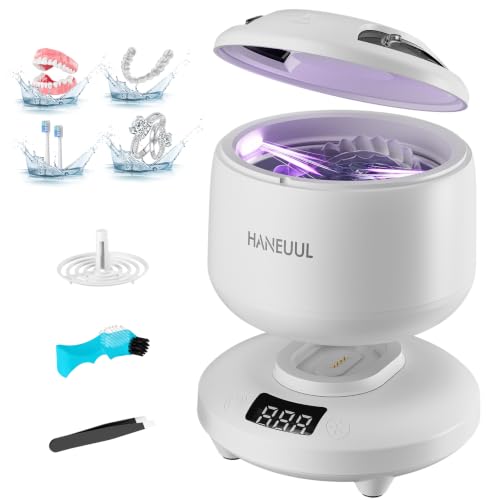 Haneuul Ultrasonic Retainer Cleaner with Removable Tank