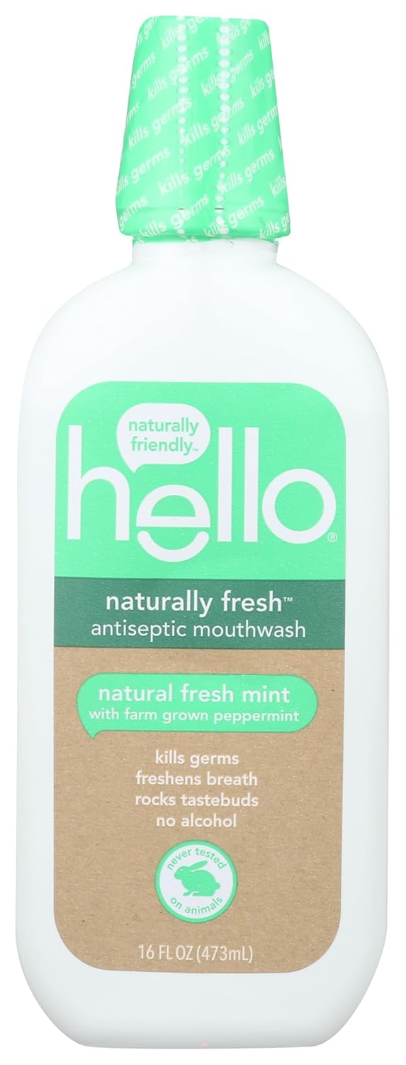 Hello Naturally Healthy Fluoride Mouthwash