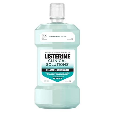 Listerine Clinical Solutions Enamel Strength Anticavity Fluoride Mouthwash