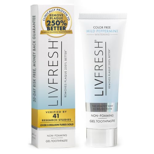 LIVFRESH Dental Gel, Mild Peppermint