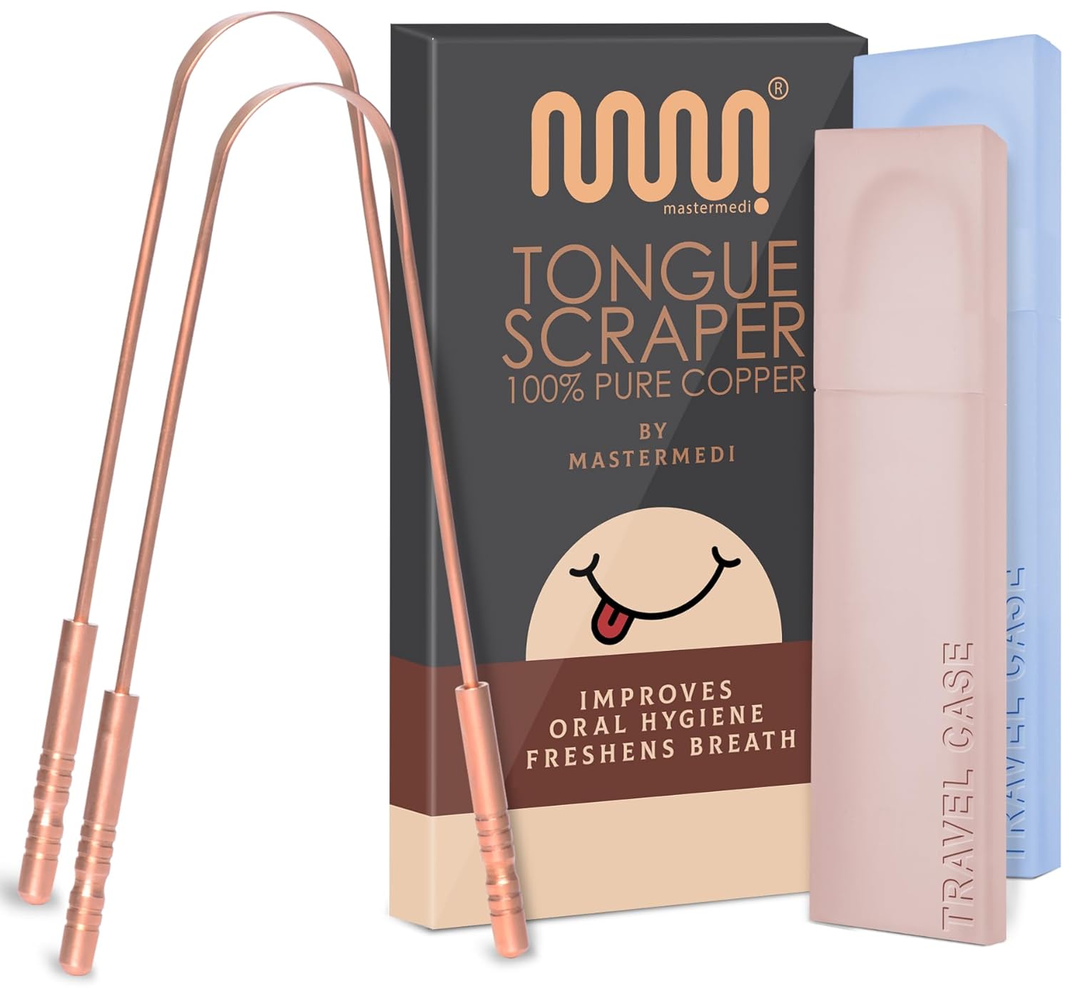 MasterMedi Copper Tongue Scraper