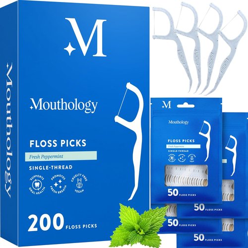Mouthology Biodegradable Floss Picks