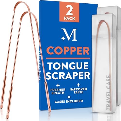 Mouthology Copper Tongue Scraper (2-Pack)