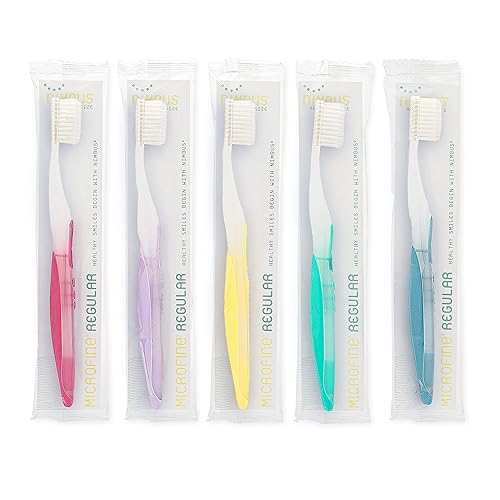NIMBUS Extra Soft Toothbrushes (Regular Head, 5-Pack)