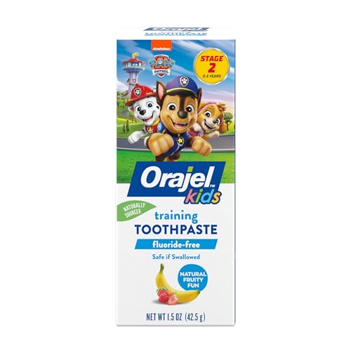 Orajel Kids Paw Patrol Fluoride-Free Training Toothpaste