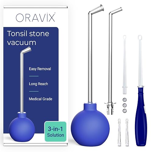 ORAVIX Tonsil Stone Vacuum (Manual Suction, Battery-Free)