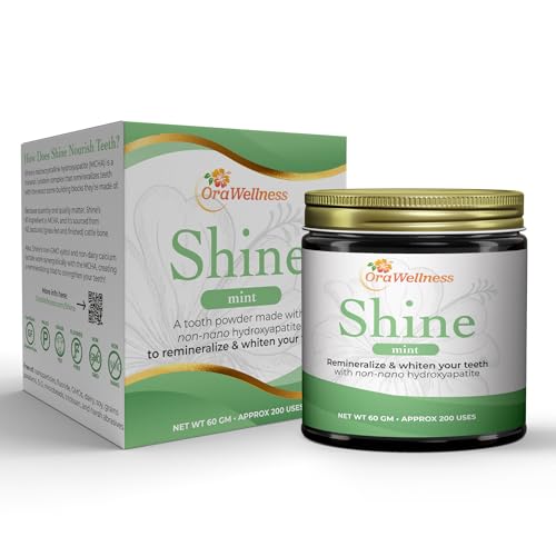 OraWellness Shine Remineralizing Tooth Powder (Mint, 60g)