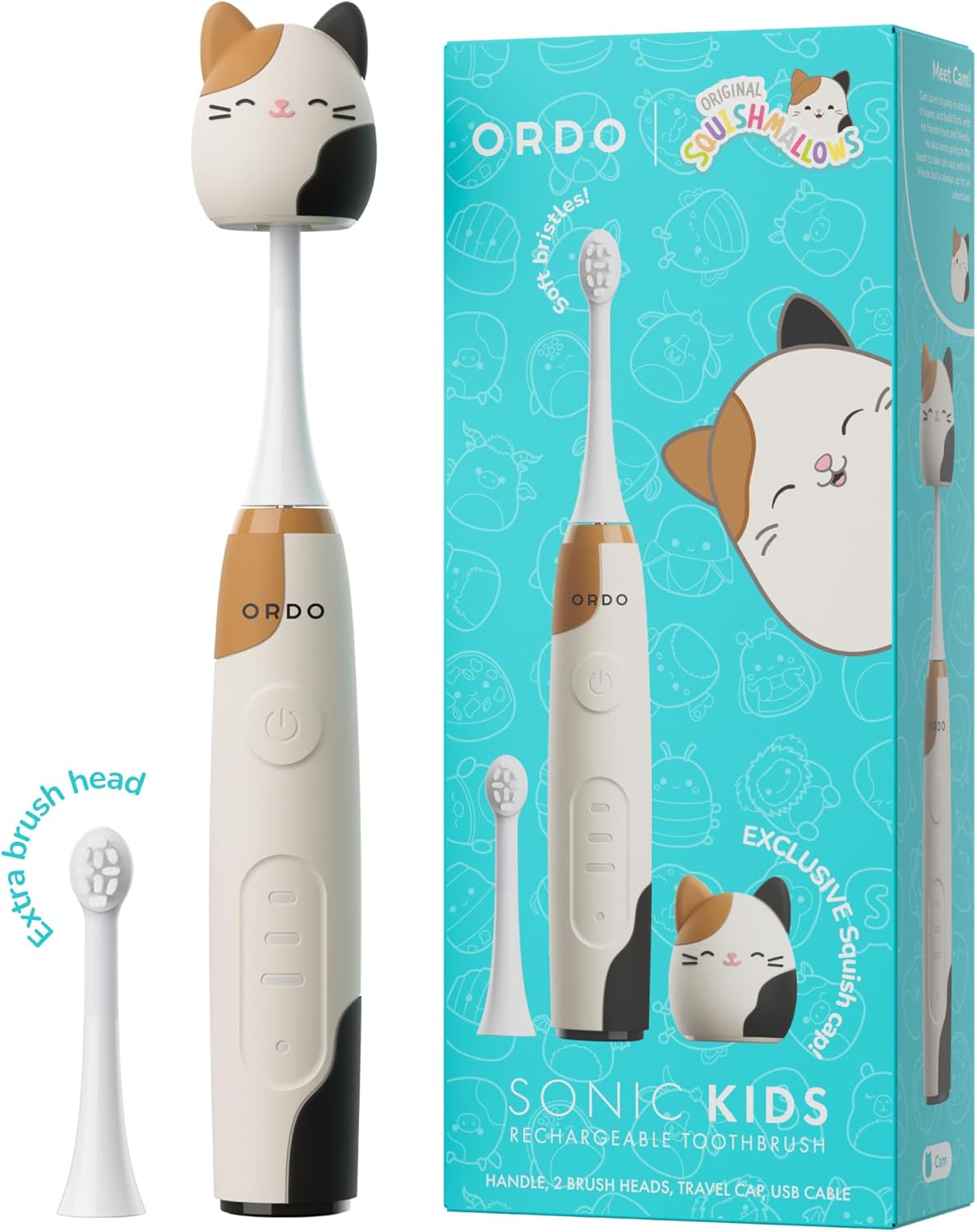 Ordo Squishmallows Sonic Kids Rechargeable Toothbrush