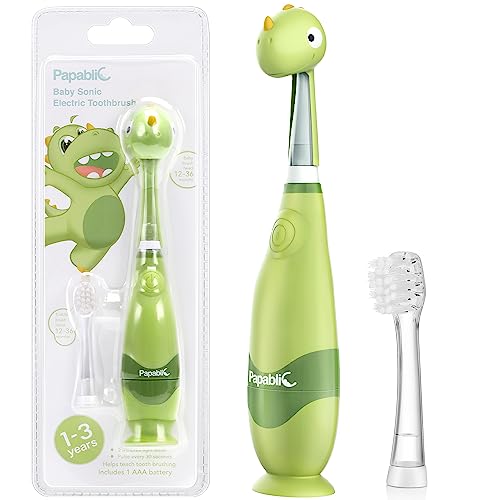 Papablic Toddler Sonic Electric Toothbrush (Ages 1–3)