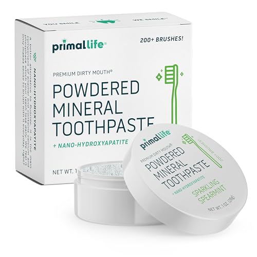 Primal Life Organics Dirty Mouth Toothpowder (Spearmint, 1 oz)