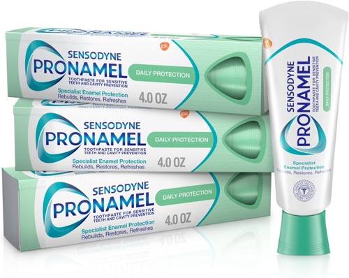Sensodyne Pronamel Daily Protection (Mint Essence, 3-pack of 4 oz tubes)