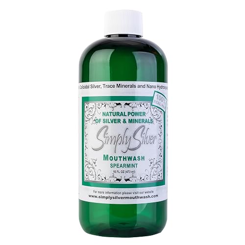 Simply Silver nHAP Mouthwash (Spearmint, 16 oz)