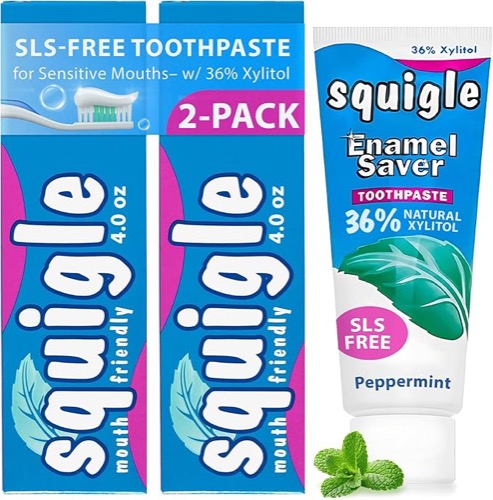 Squigle Enamel Saver Toothpaste (2-Pack)