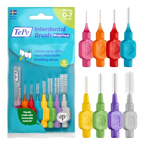 TePe Interdental Brush Original Mixed Pack (8 Count)