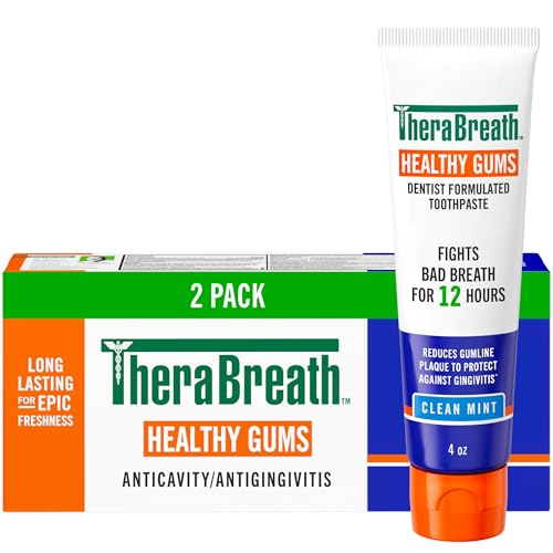 TheraBreath Healthy Gums Toothpaste — Best for Bad Breath + Gum Health