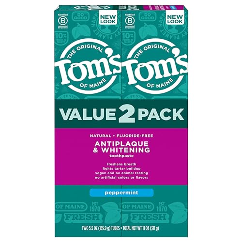 Tom's of Maine Antiplaque & Whitening — Best Natural-Leaning Option