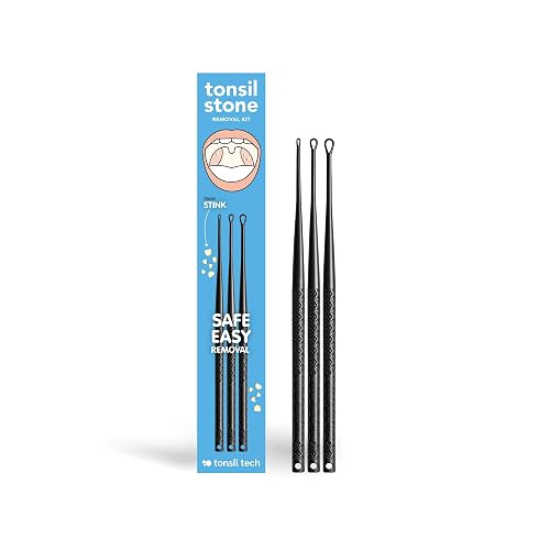 Tonsil Tech Tonsil Stone Remover Tool (Flexible Resin, Made in USA)